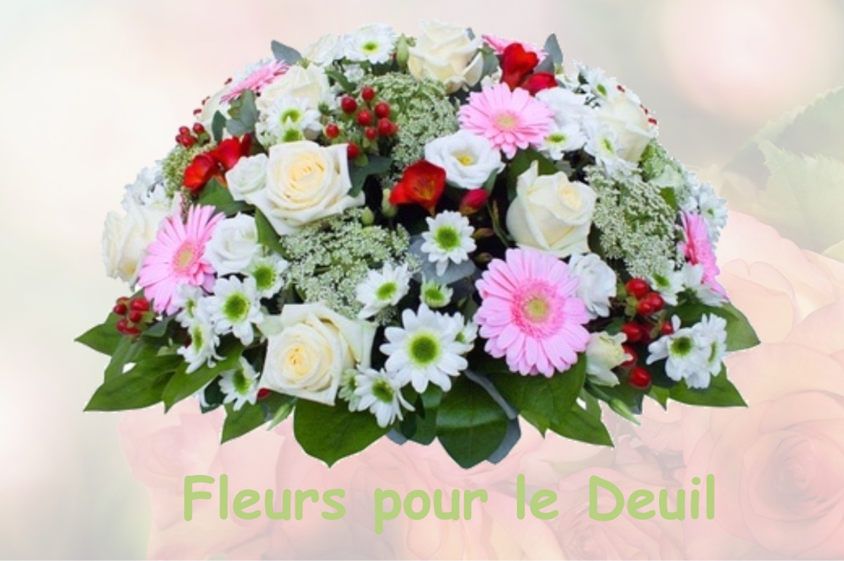fleurs deuil SAINT-MARTIN-DE-BOSSENAY